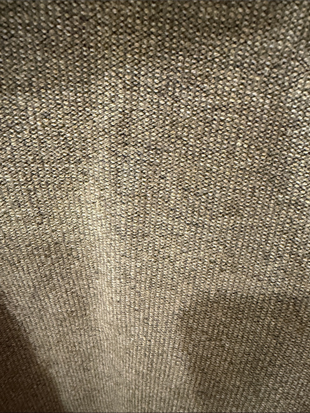 Orvis Olive Green Zip-Up Sweater with Charcoal Collar and Tan Trim - Picture 3 of 5